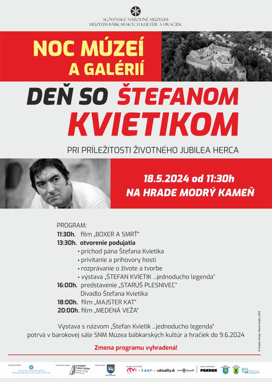 Plagát Deň so Štefanom Kvietikom